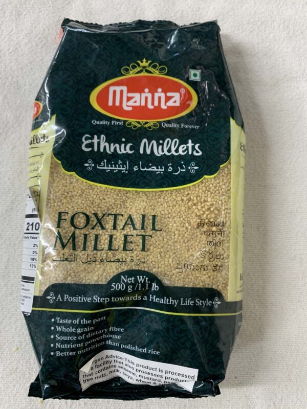 Manna Foxtail Millet Indian Grocery Store Bombay Spiceland