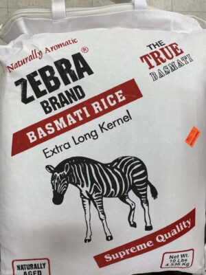 Zebra Basmati Rice Extra Long Kernel
