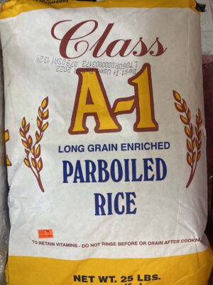 Class A-1 Long Grain Enriched Parboiled Rice
