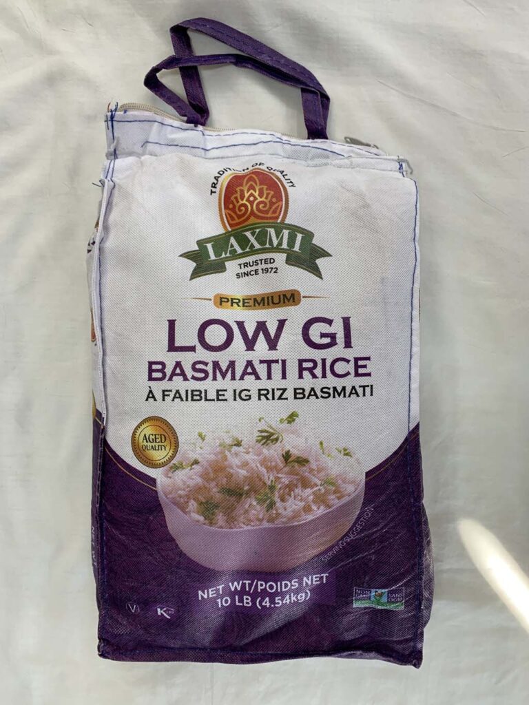 Laxmi Lower G.I. Basmati Rice 10LB Indian Grocery Store Bombay Spiceland Delivery & Pickup