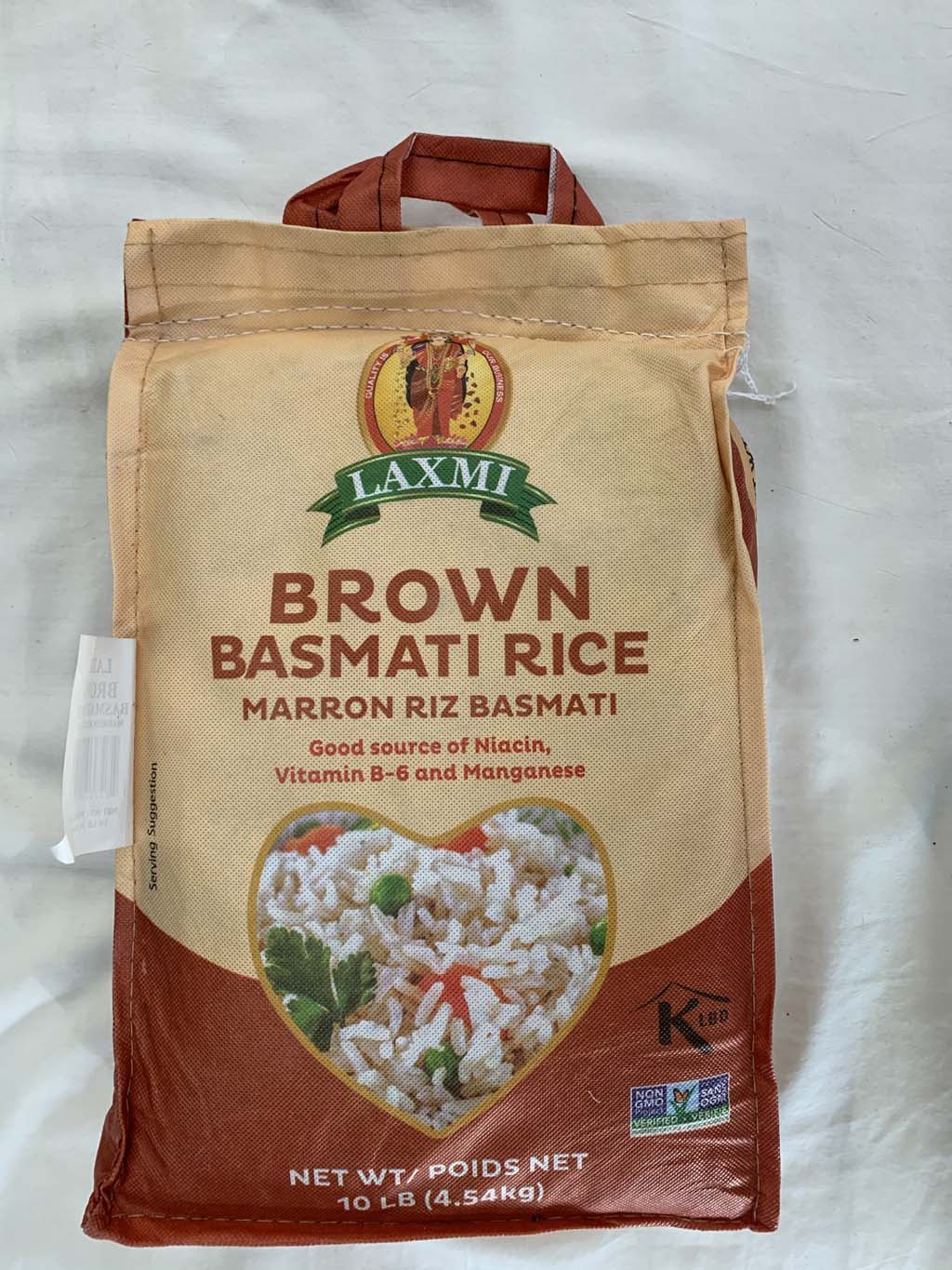 Laxmi Brown Basmati Rice 10LB - Indian Grocery Store | Bombay Spiceland ...