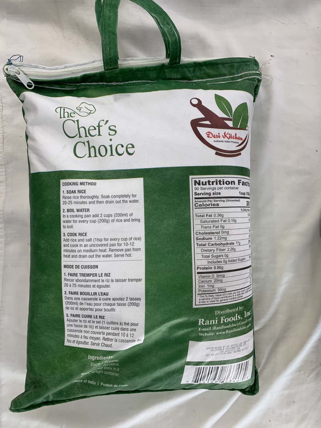 THE CHEF'S CHOICE BASMATI RICE – New Indian Supermarket, Tracy