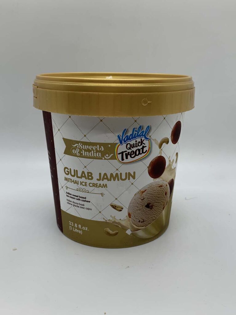 Vadilal Gulab Jamun Ice Cream 1 Liter - Indian Grocery Store | Bombay ...